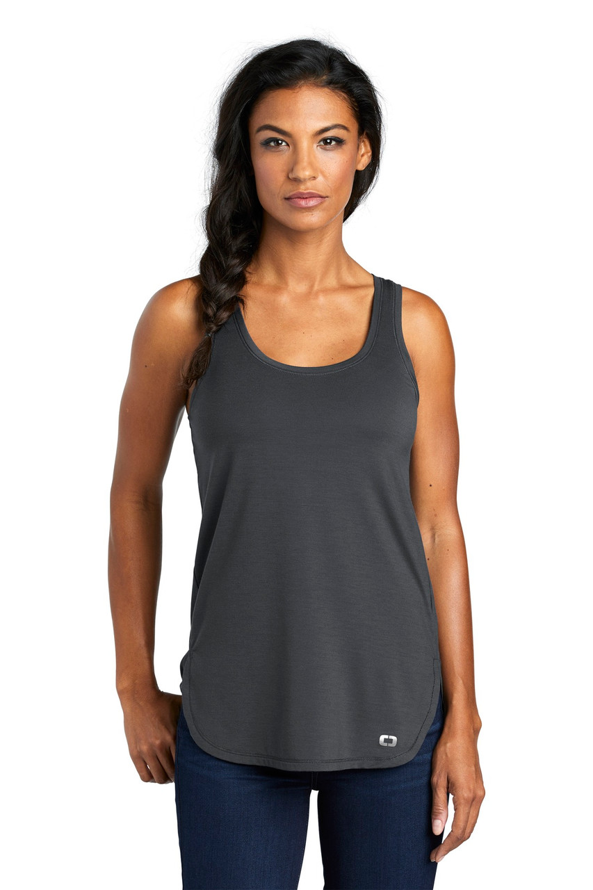 OGIO ® Ladies Luuma Tank. LOG801 Diesel Grey