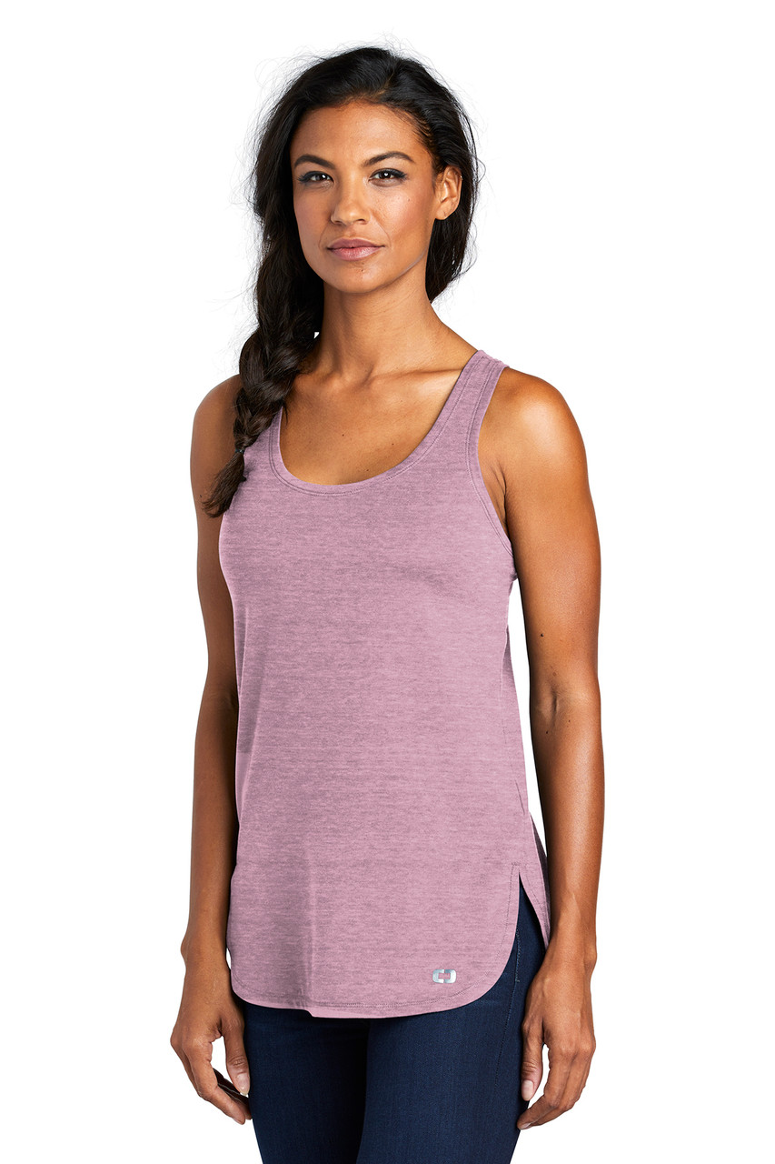 OGIO ® Ladies Luuma Tank. LOG801 Lilac Heather Alt