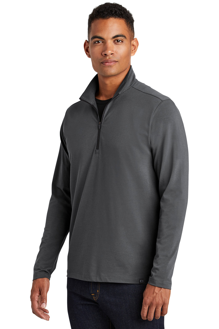 OGIO ® Limit 1/4-Zip. OG139 Diesel Grey Alt