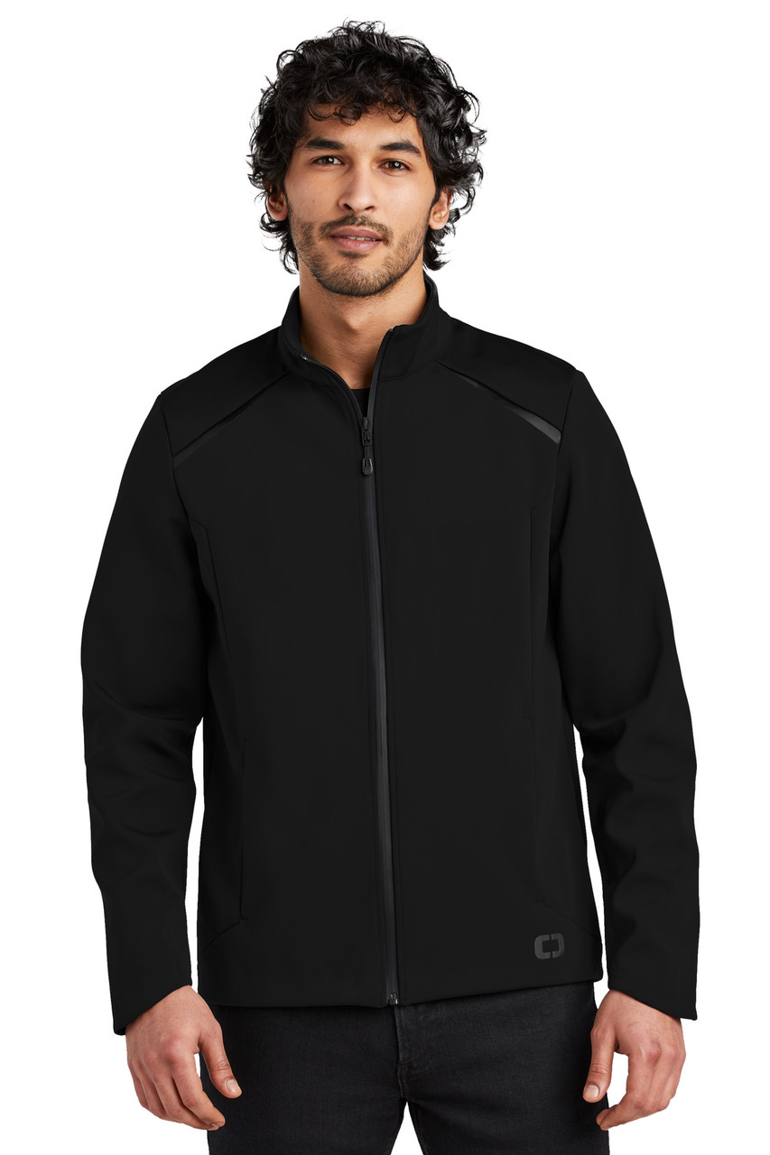 OGIO ® Exaction Soft Shell Jacket. OG725 Blacktop XS