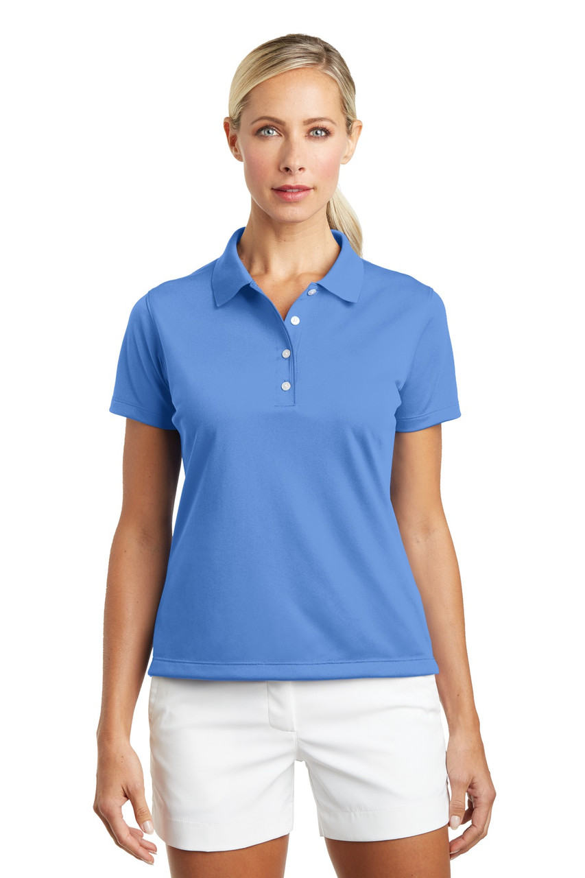 Nike Ladies Tech Basic Dri-FIT Polo.  203697 University Blue