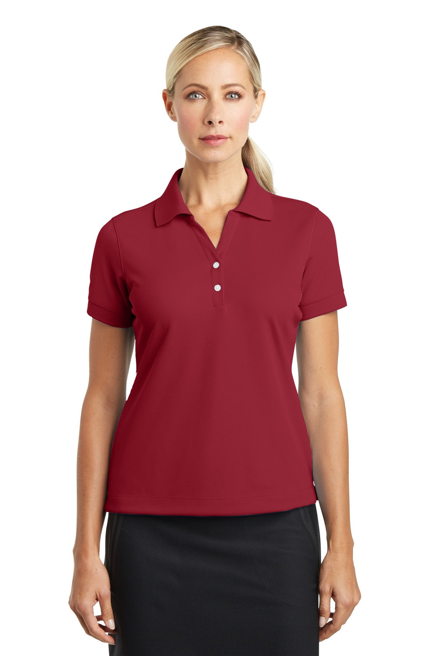 Nike Ladies Dri-FIT Classic Polo.  286772 Varsity Red