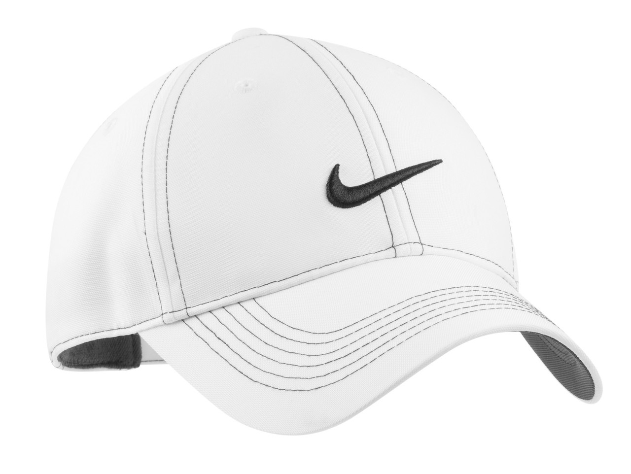 Nike Swoosh Front Cap.  333114 White