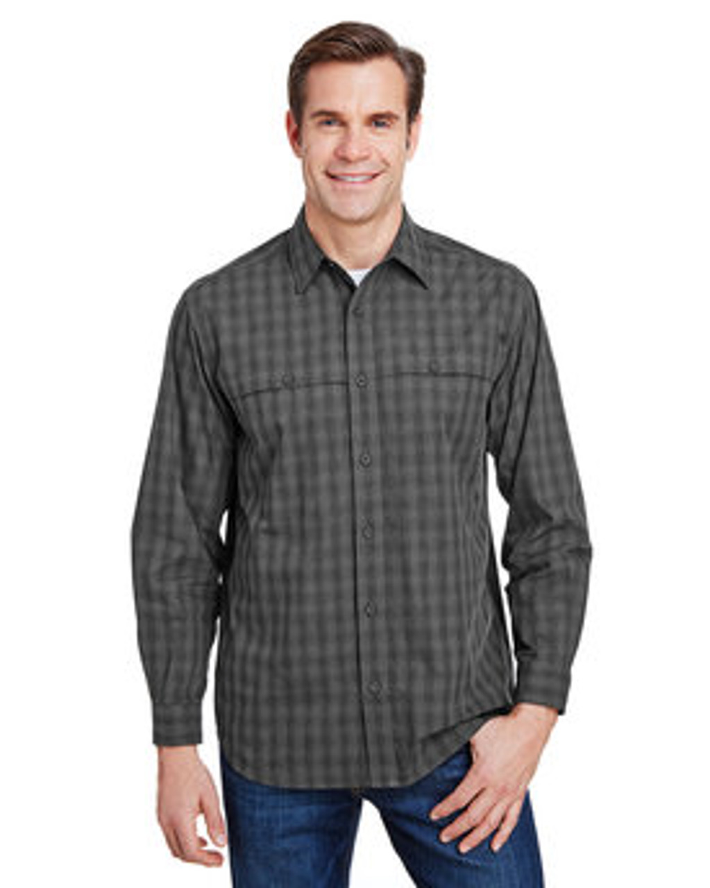 Dri Duck Yarn-Dyed Poplin Paseo Plaid Shirt 4465