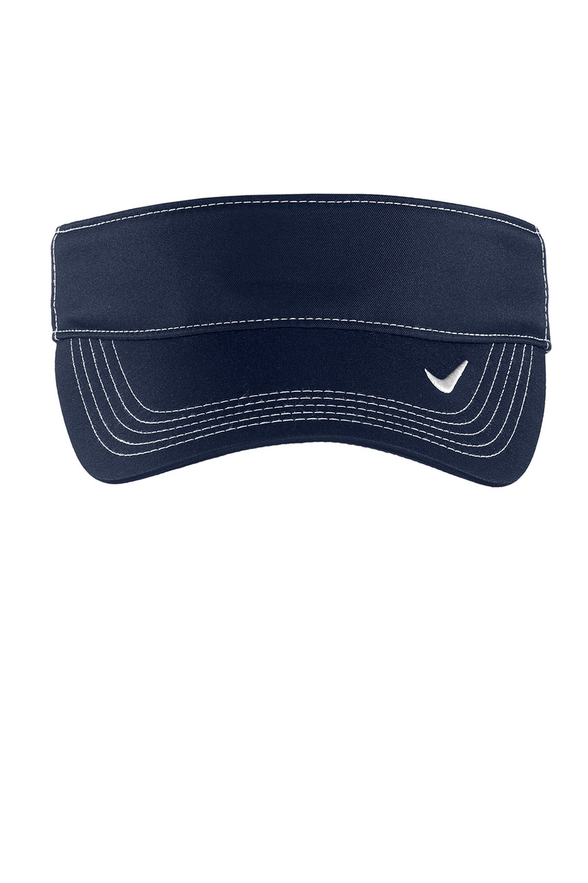 Nike Dri-FIT Swoosh Visor. 429466 Navy Front