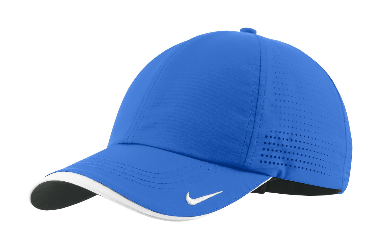 Nike Dri-FIT Swoosh Perforated Cap. 429467 Blue Sapphire