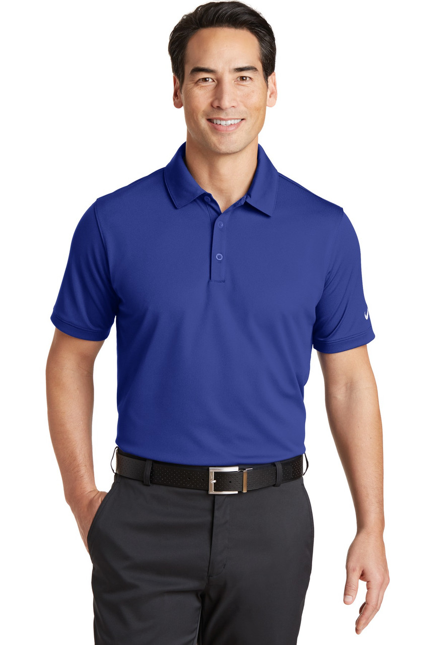 Nike Dri-FIT Solid Icon Pique Modern Fit Polo.  746099 Deep Royal Blue