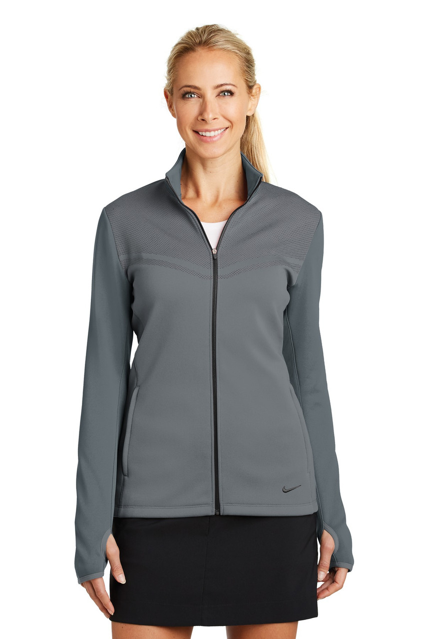 Nike Ladies Therma-FIT Hypervis Full-Zip Jacket. 779804 Dark Grey/ Black