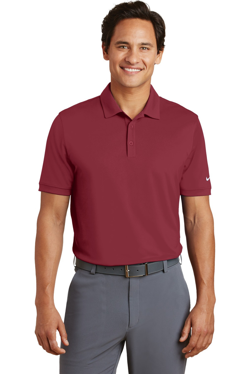 Nike Dri-FIT Players Modern Fit Polo. 799802 Team Red