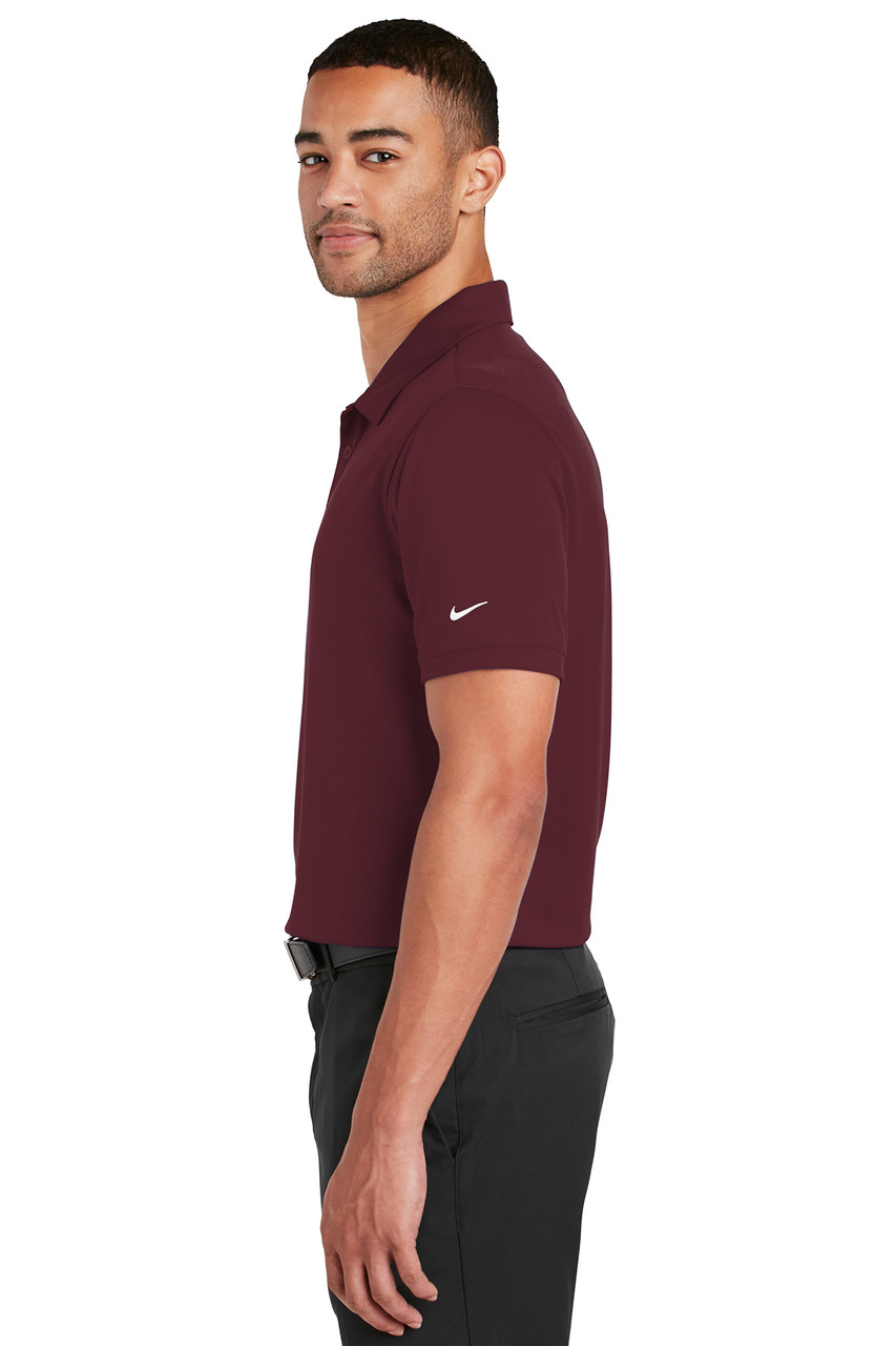 Nike Dri-FIT Players Modern Fit Polo. 799802 Team Red Side