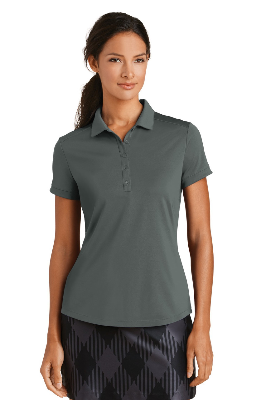 Nike Ladies Dri-FIT Players Modern Fit  Polo. 811807 Anthracite