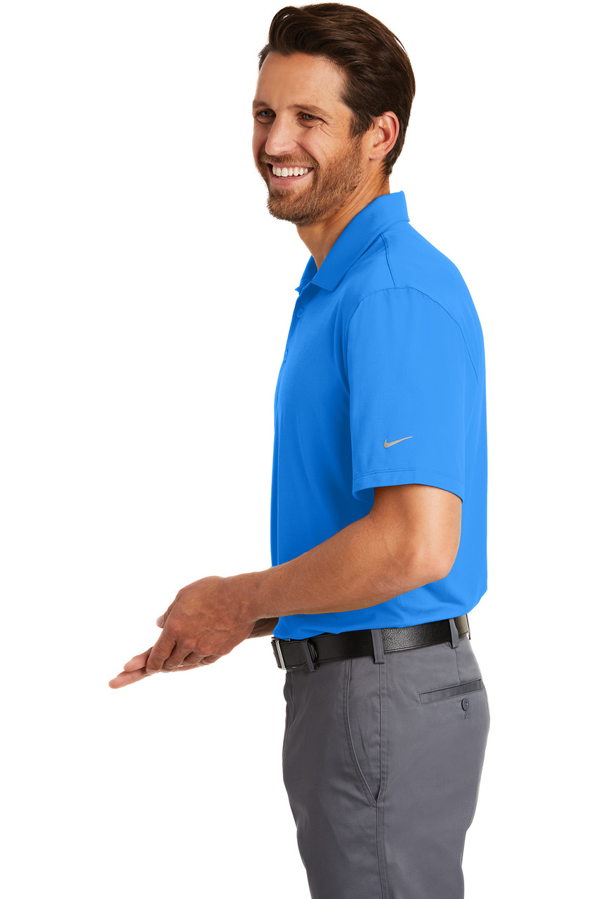 Nike Dri-FIT Legacy Polo. 883681 Light Photo Blue Side