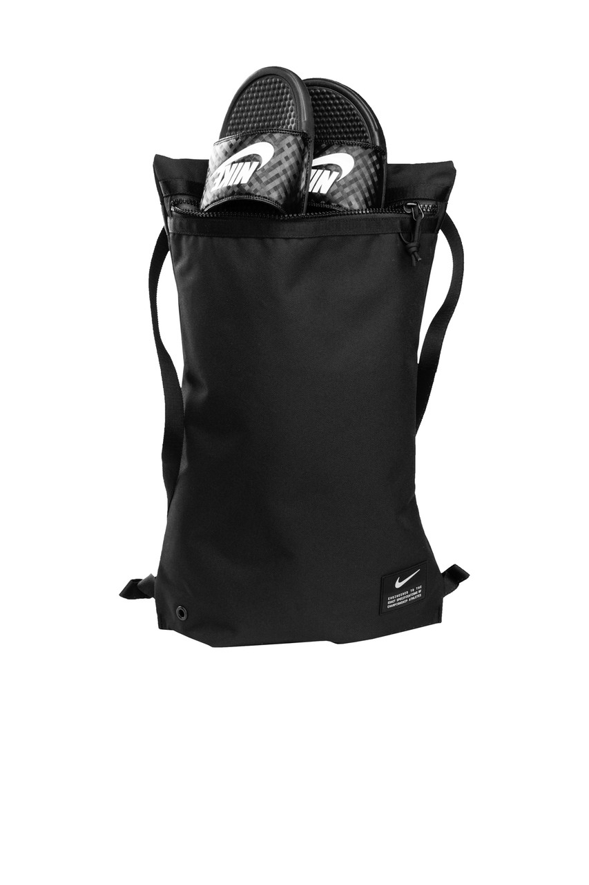 Nike Utility Gym Sack CQ9455 Black Use 2