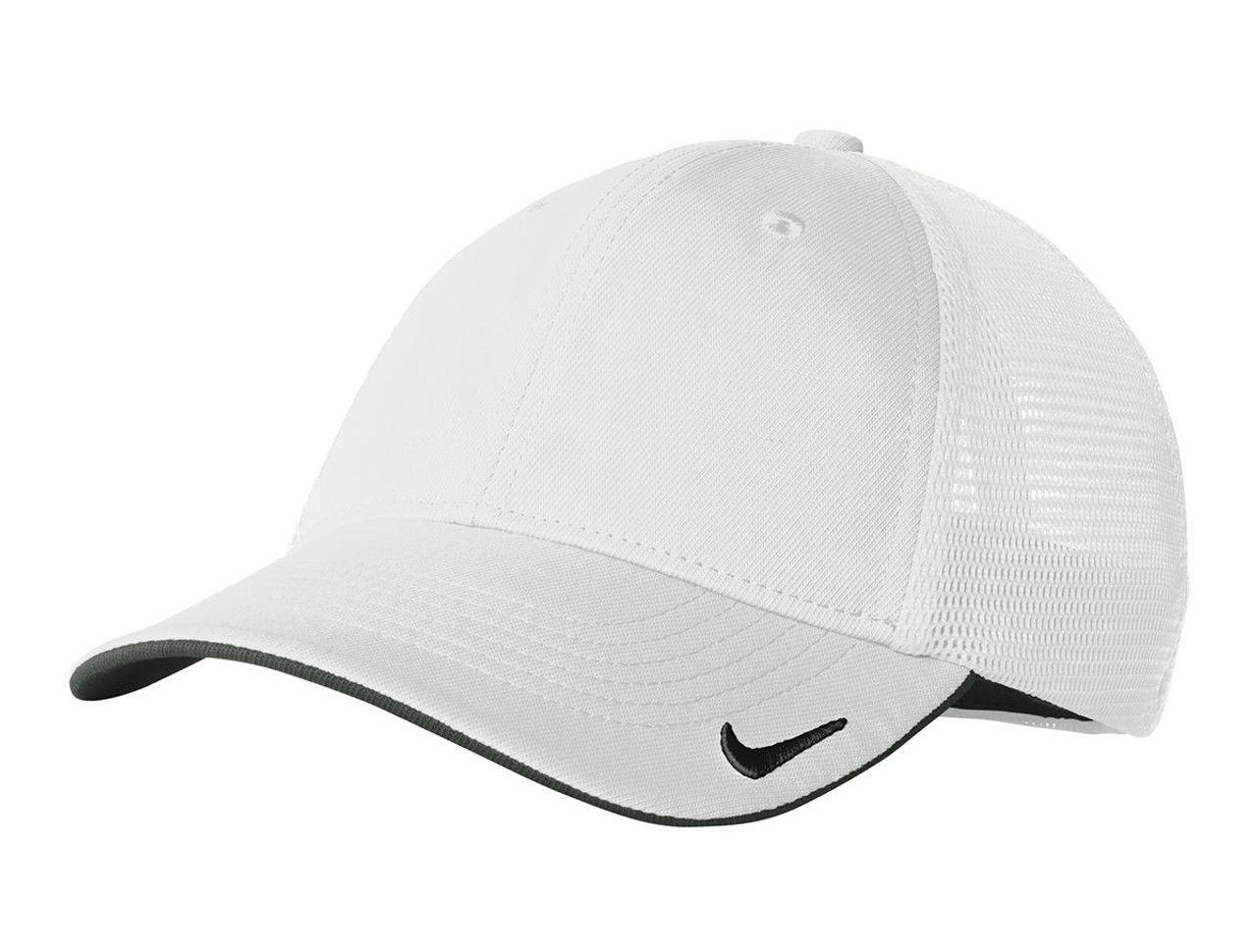 Nike Dri-FIT Mesh Back Cap. NKAO9293 White/ White