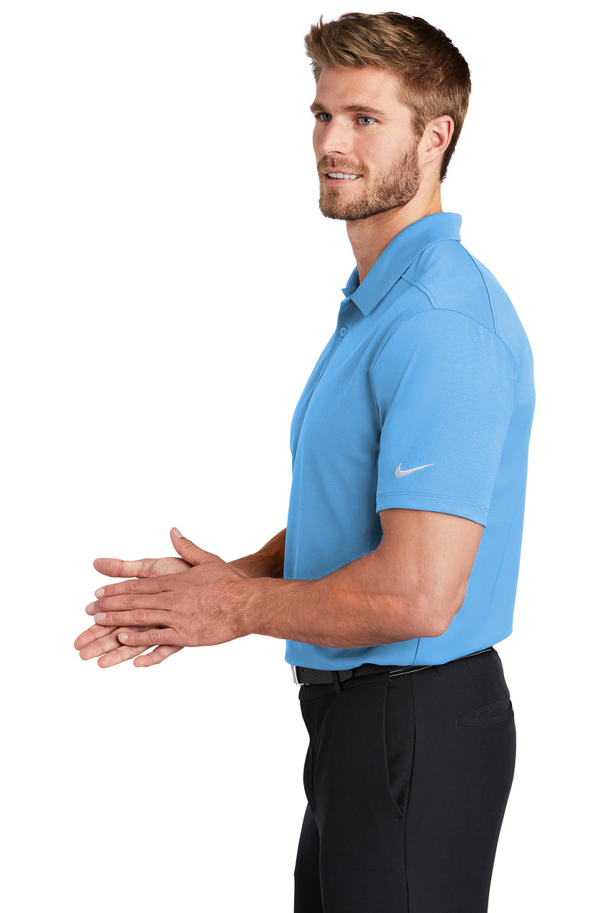 Nike Dry Essential Solid Polo NKBV6042 University Blue  Sleeve