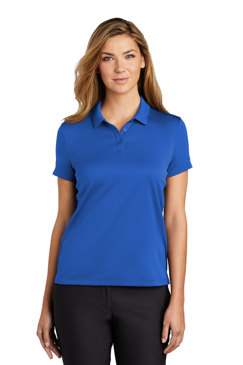 Nike Ladies Dry Essential Solid Polo NKBV6043 Game Royal