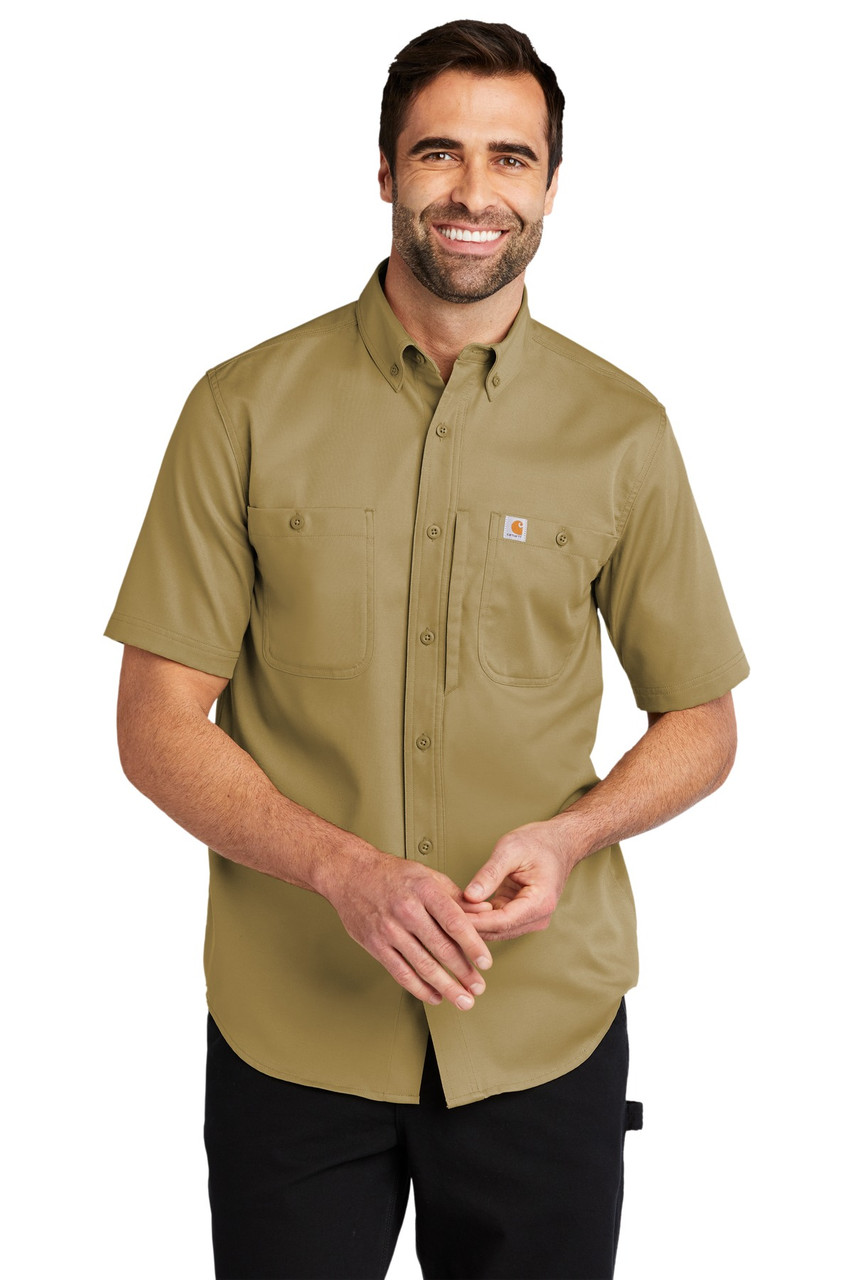 Carhartt® Rugged Professional™Series Short Sleeve Shirt CT102537 Dark Khaki