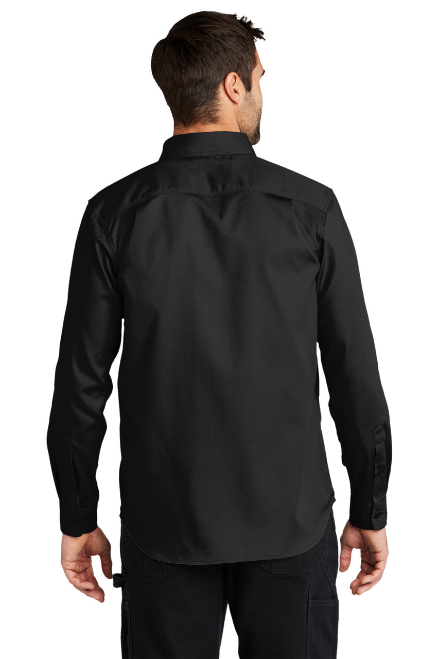 Carhartt® Rugged Professional™ Series Long Sleeve Shirt CT102538 Black  Back