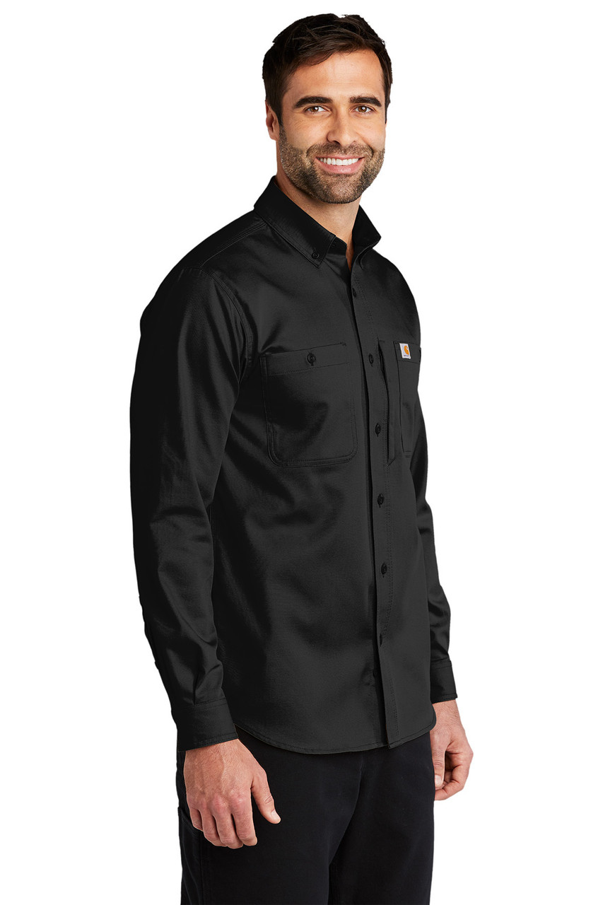 Carhartt® Rugged Professional™ Series Long Sleeve Shirt CT102538 Black  Alt