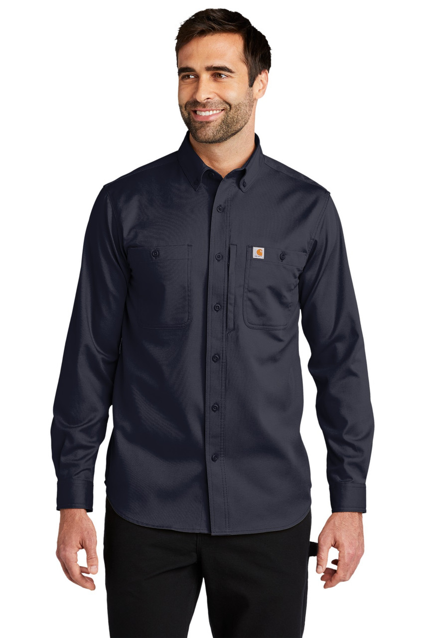 Carhartt® Rugged Professional™ Series Long Sleeve Shirt CT102538 Navy