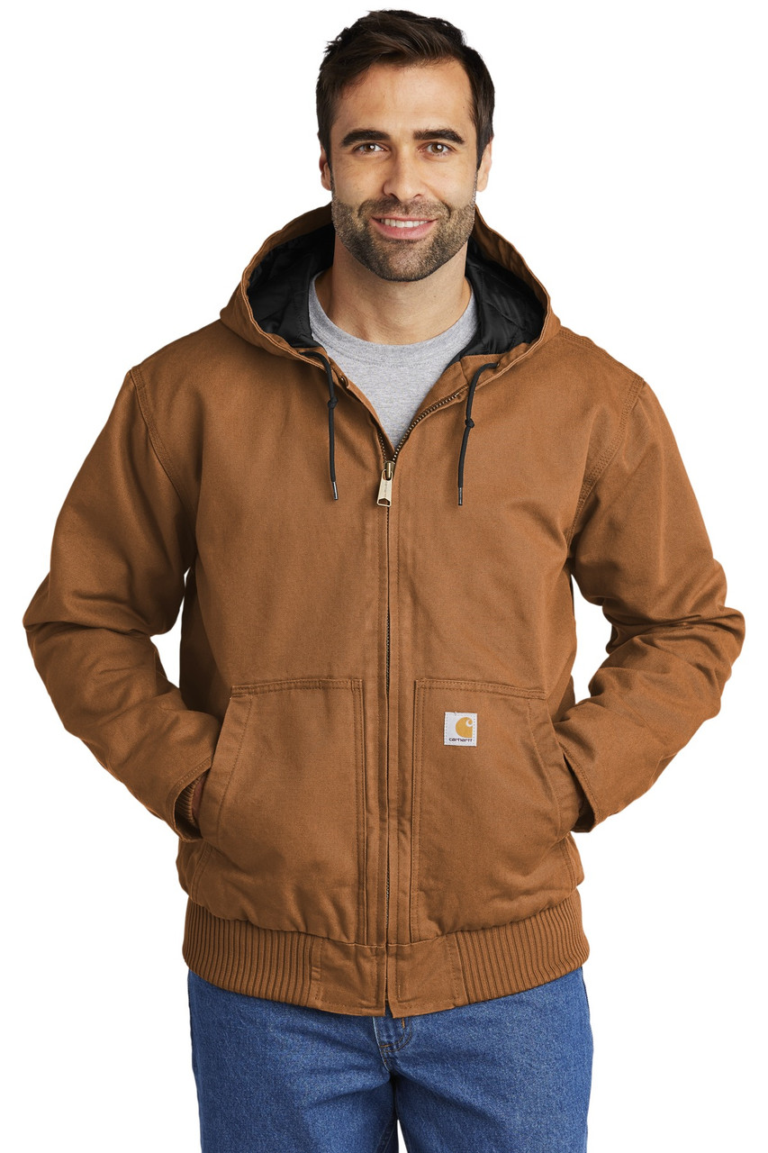 Carhartt® Washed Duck Active Jac. CT104050 Carhartt Brown