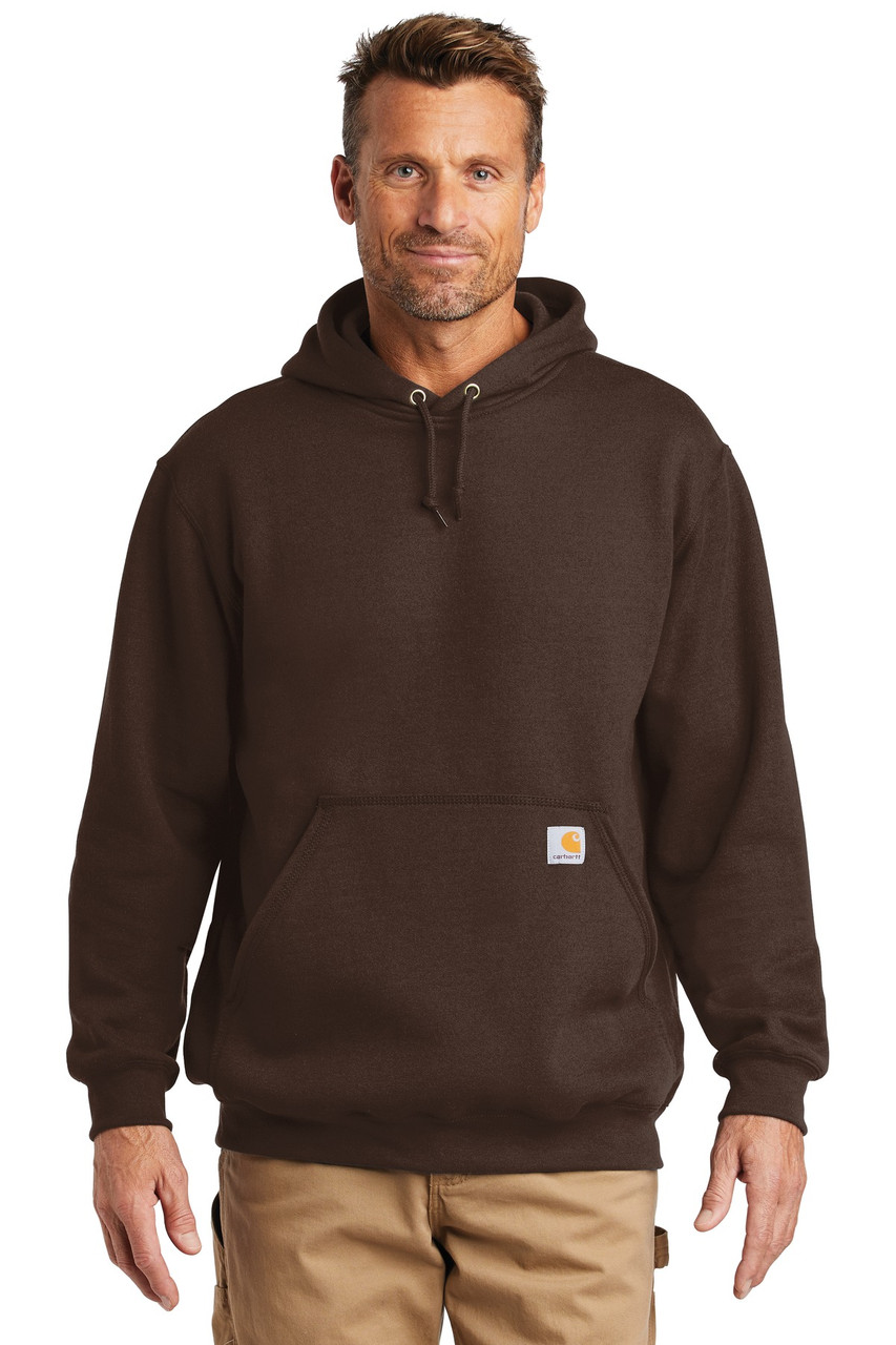 Carhartt ® Midweight Hooded Sweatshirt. CTK121 Dark Brown