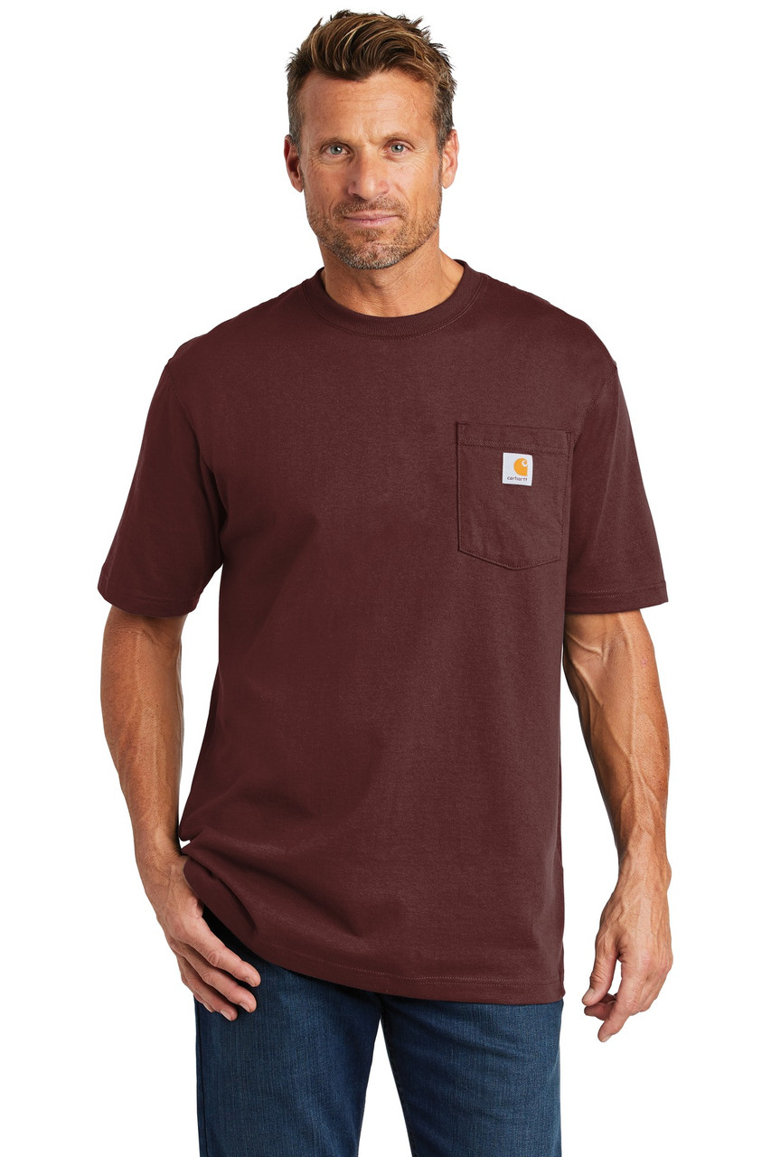Carhartt ® Workwear Pocket Short Sleeve T-Shirt. CTK87 Port