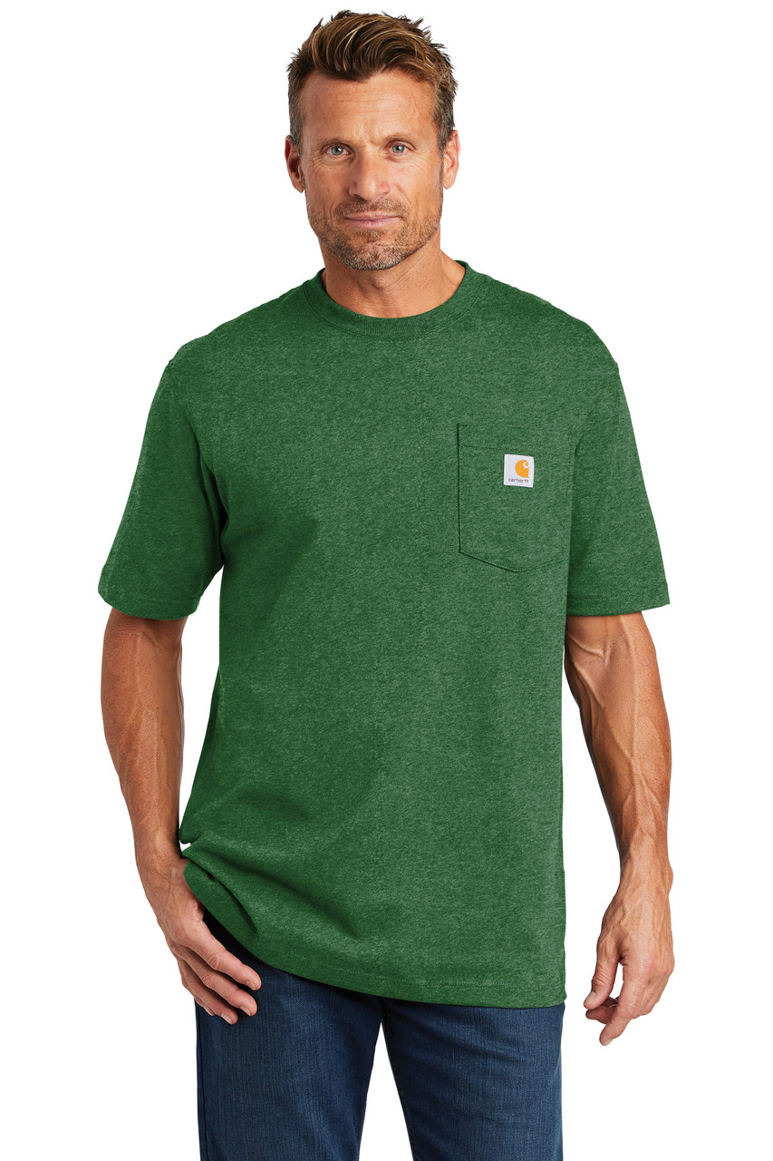 Carhartt ® Workwear Pocket Short Sleeve T-Shirt. CTK87 North Woods Heather 2XL
