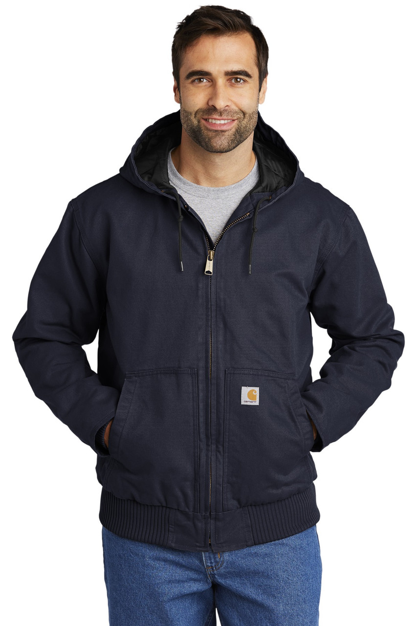 Carhartt® Tall Washed Duck Active Jac. CTT104050 Navy