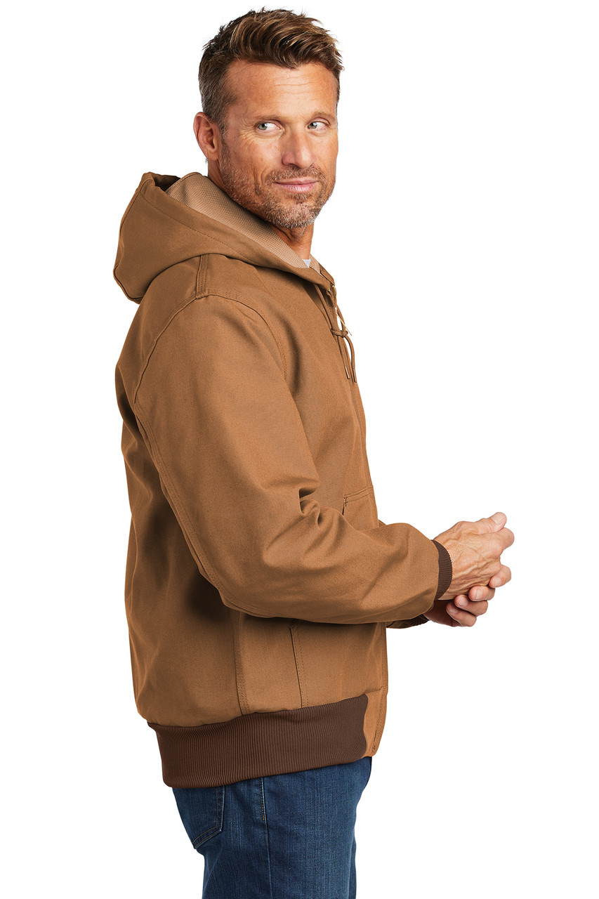 Carhartt ® Tall Thermal-Lined Duck Active Jac. CTTJ131 Carhartt Brown  Side