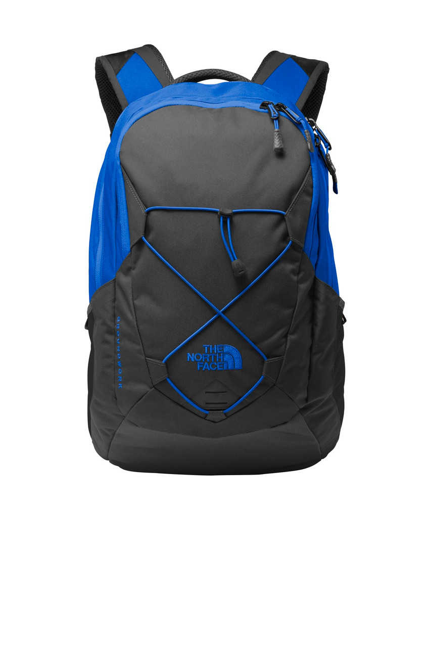 The North Face ® Groundwork Backpack. NF0A3KX6 Monster Blue/ Asphalt Grey