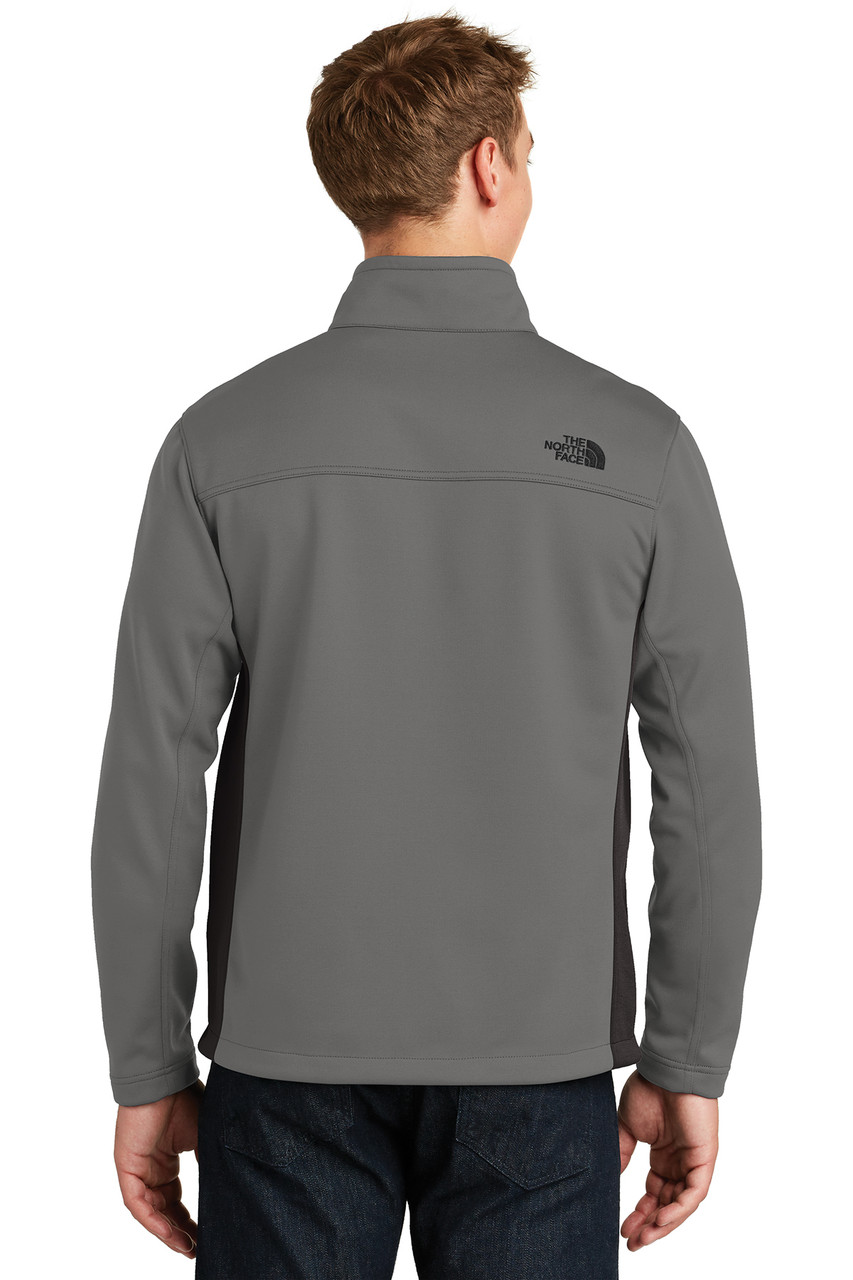 The North Face ® Ridgeline Soft Shell Jacket. NF0A3LGX Asphalt Grey/ Black  Back