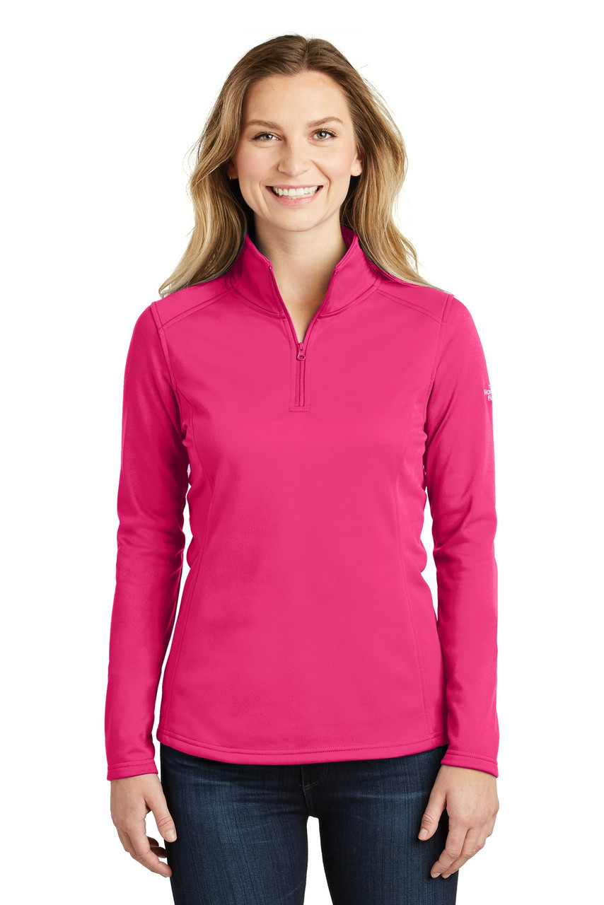 The North Face ® Ladies Tech 1/4-Zip Fleece. NF0A3LHC Petticoat Pink