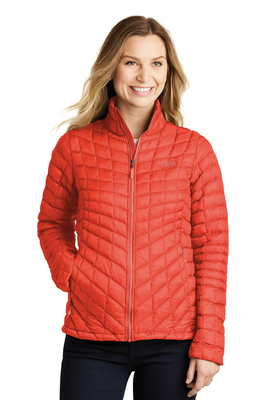 The North Face ® Ladies ThermoBall ™ Trekker Jacket. NF0A3LHK Fire Brick Red