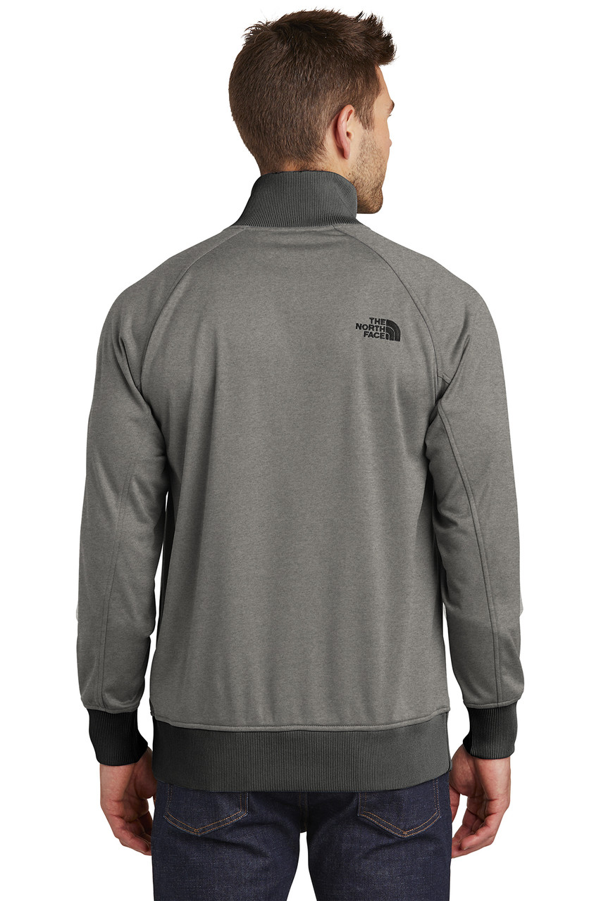 The North Face ® Tech Full-Zip Fleece Jacket. NF0A3SEW TNF Medium Grey Heather/ Asphalt Back