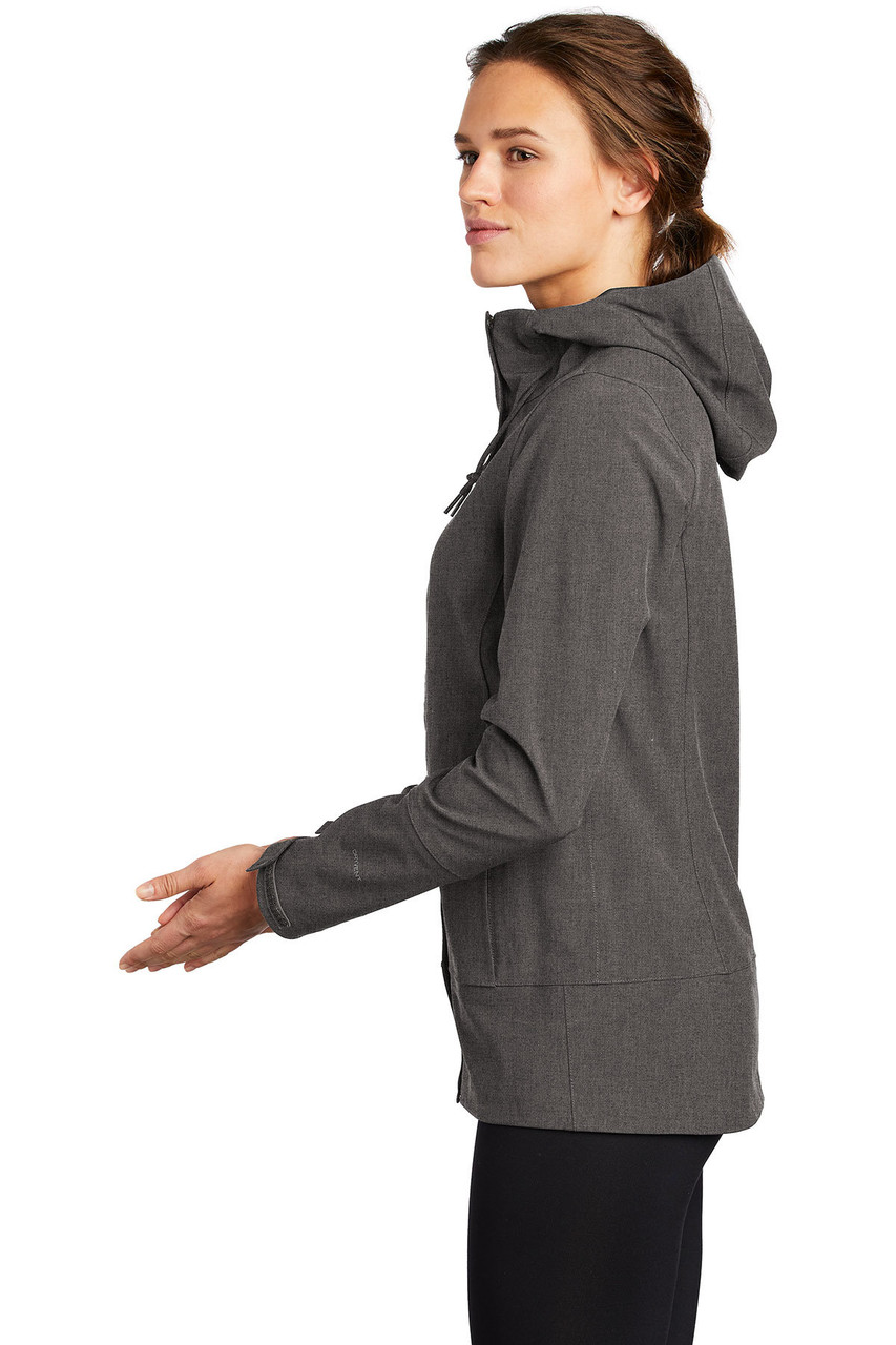 The North Face ® Ladies Apex DryVent ™ Jacket NF0A47FJ TNF Dark Grey Heather  Side