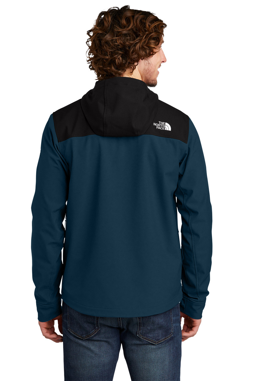 The North Face ® Castle Rock Hooded Soft Shell Jacket. NF0A529R Blue Wing  Back