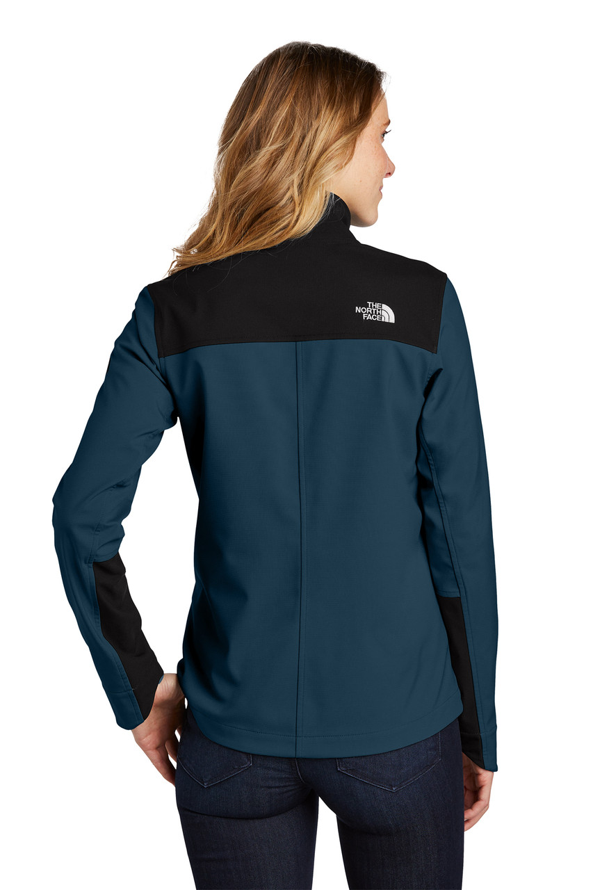 The North Face ® Ladies Castle Rock Soft Shell Jacket. NF0A5541 Blue Wing  Back