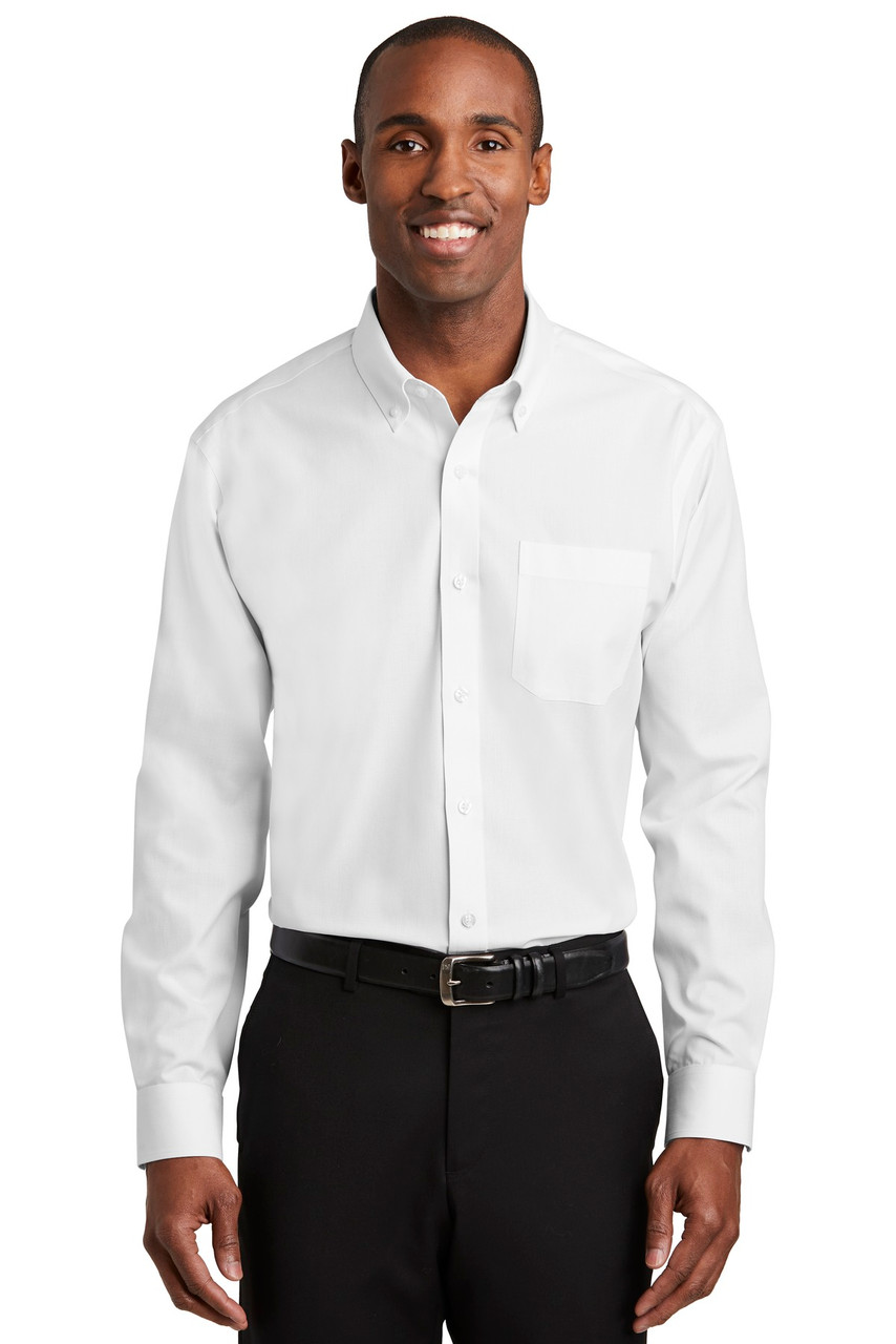 Red House®  Nailhead Non-Iron Shirt. RH370 White