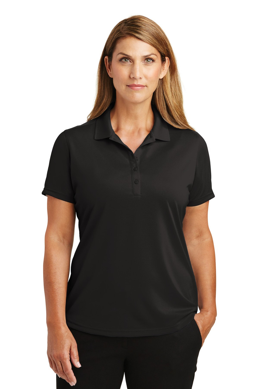 CornerStone® Ladies Select Lightweight Snag-Proof Polo. CS419 Black