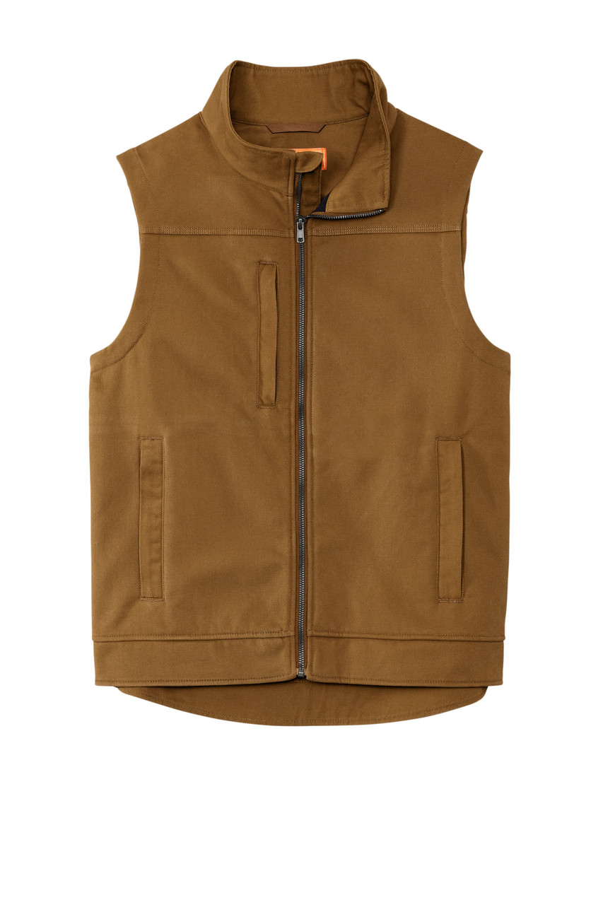 CornerStone® Duck Bonded Soft Shell Vest CSV60 Duck Brown XS