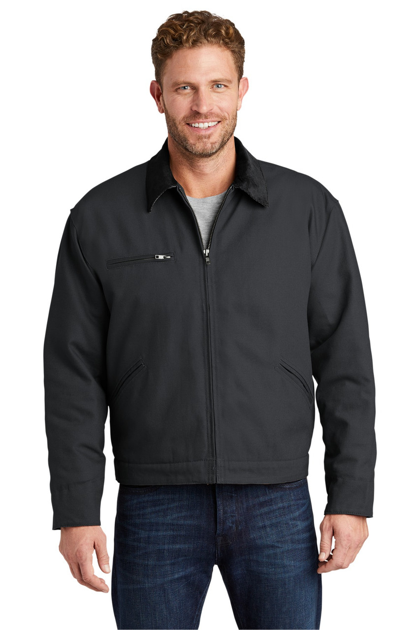 CornerStone® - Duck Cloth Work Jacket.  J763 Charcoal