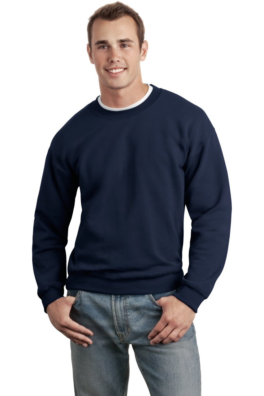 Gildan® - DryBlend® Crewneck Sweatshirt.  12000 Navy