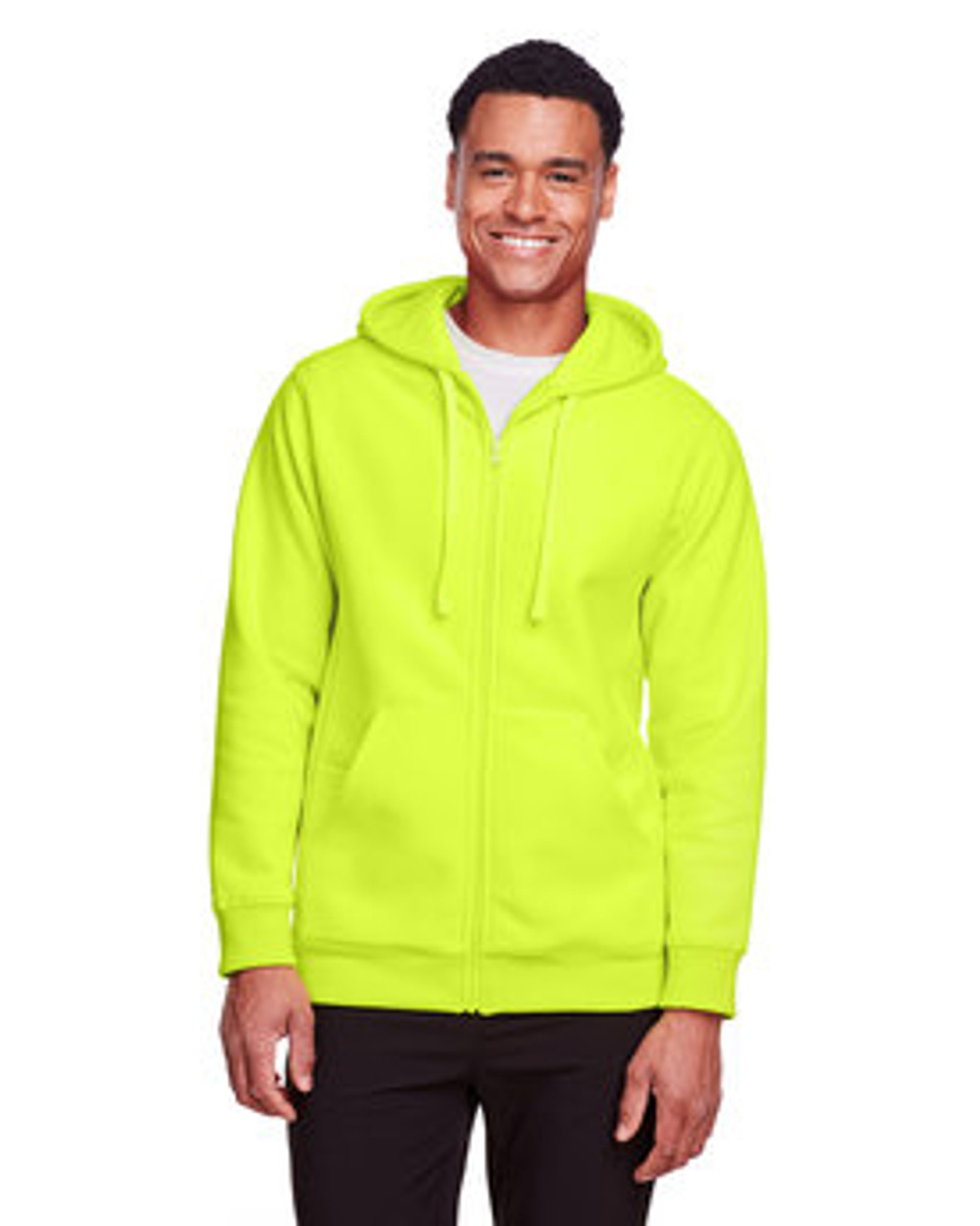 Team 365 Men's Zone HydroSport Heavyweight Full-Zip Hooded Sweatshirt TT95