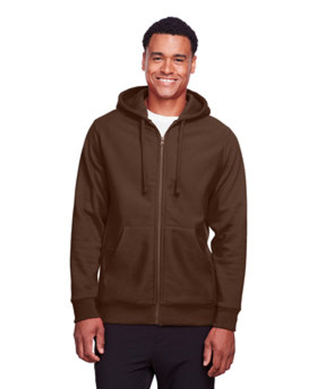 Team 365 Men's Zone HydroSport Heavyweight Full-Zip Hooded Sweatshirt