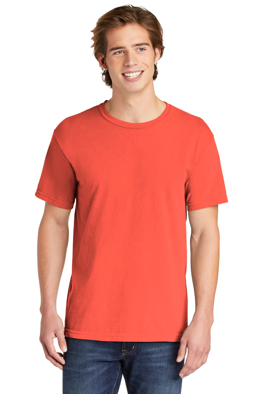 COMFORT COLORS ® Heavyweight Ring Spun Tee. 1717 Bright Salmon