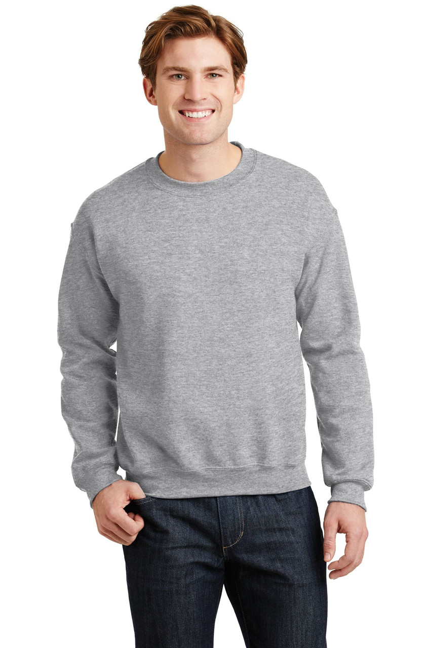 Gildan® - Heavy Blend™ Crewneck Sweatshirt.  18000 Sport Grey