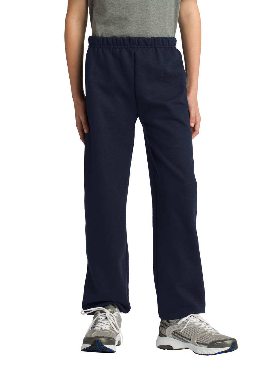 Gildan® Youth Heavy Blend™ Sweatpant. 18200B Navy