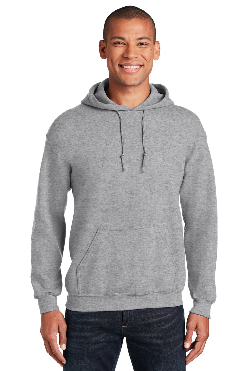 Gildan® - Heavy Blend™ Hooded Sweatshirt.  18500 Sport Grey 2XL