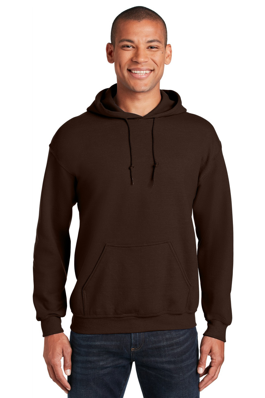 Gildan® - Heavy Blend™ Hooded Sweatshirt.  18500 Dark Chocolate S